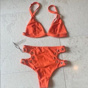 Revival Women's Orange Bikini Set